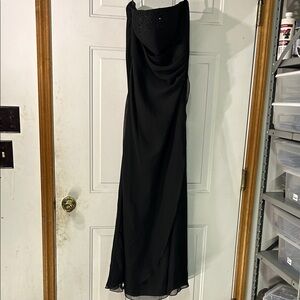 executive Collection Women’s size 14 Sophisticated Black Strapless Dress